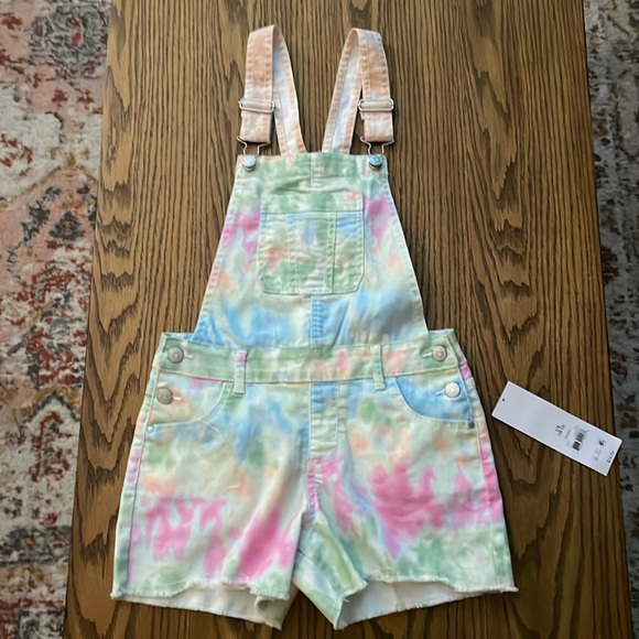 Other - Tie-Dye Bib Overalls Girls 10/12 NWT